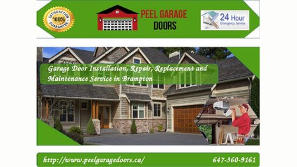 Garage Door Repair Brampton Installation Maintenance Opener