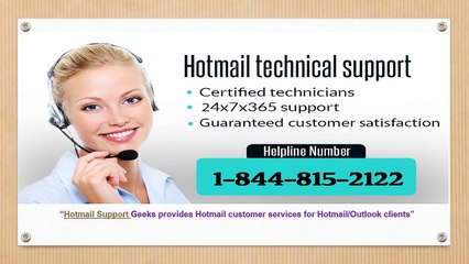 Hotmail Support to Fix Hotmail Account Issues @ 18448152122