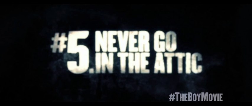 The Boy TV Spot - Rule #5 Never Go in Attic (2016) Lauren Cohan, Ben Robson, Rupert Evans
