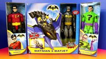 Joker Riddler And Killer Croc Capture Robin Batman & Batjet Fly In To Save The Day
