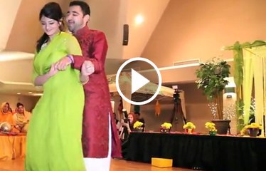 Best Bollywood Mehndi Dance of All Time - Mishaal and Nasir - USA 2015 - Surprise Groom Dance