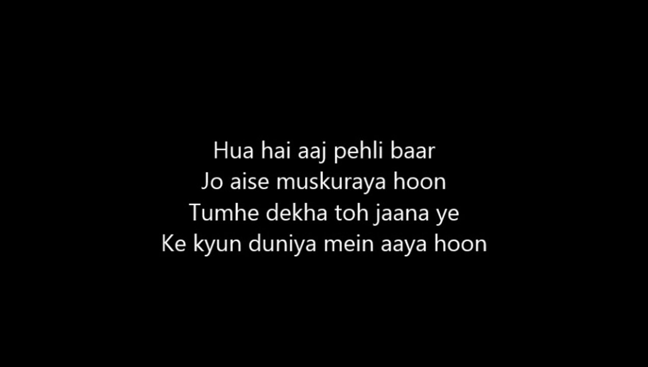 HUA HAIN AAJ PEHLI BAAR Full Song Lyrics SANAM RE  Pulkit Samrat Urvashi Rautela Divya Khosla Kumar