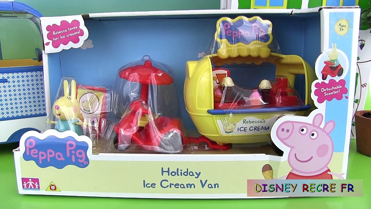 PⒺⓅpa ⓅⒾⒼ Camion de glace des vacances Holiday Ice Cream Van Playset ⓋⒾⒹéⓄ ⓋⒾⒹéⓄ