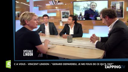 C à Vous – Vincent Lindon : "Gérard Depardieu, je me fous de ce qu’il fait" (vidéo)