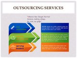 Outsourcing Services provider- Benefits of outsourcing services