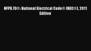 [PDF Download] NFPA 70®: National Electrical Code® (NEC®) 2011 Edition [Download] Online