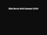 [PDF Download] Bible Verses Wall Calendar (2016) [Read] Online