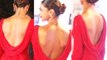 Deepika Padukone in a red full-sleeved gown At Filmfare Awards 2016 Red Carpet | Bollywood Girl Gossip