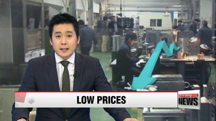 Korea's producer prices down 4% in 2015