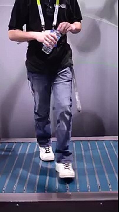 Infinadeck demonstration at CES