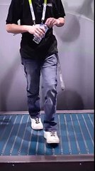 Infinadeck demonstration at CES