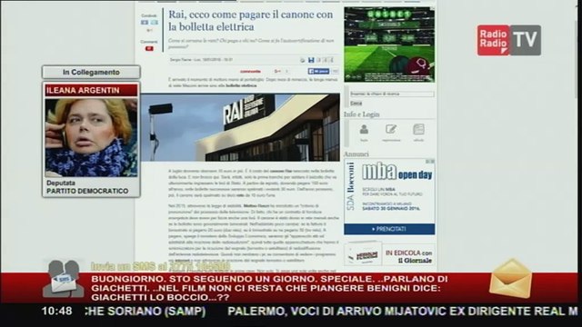 Un Giorno Speciale - Ileana Argentin (Deputata Partito Democratico) - 19 gennaio 2016