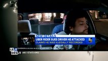 Un chauffeur Uber américain agressé violemment dans sa voiture par un homme saoul - Regardez