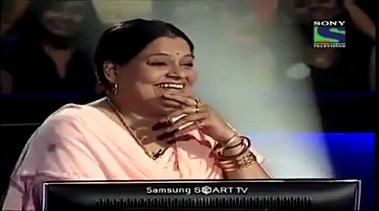 Watch How a Lady started Vulgar Talking with Amitabh Bachan In KBC