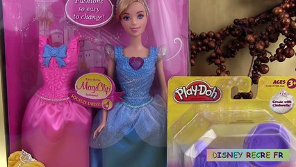 Play Doh Disney Princesses Cendrillon Poupée Magiclip Couronne Sparkle Play Doh