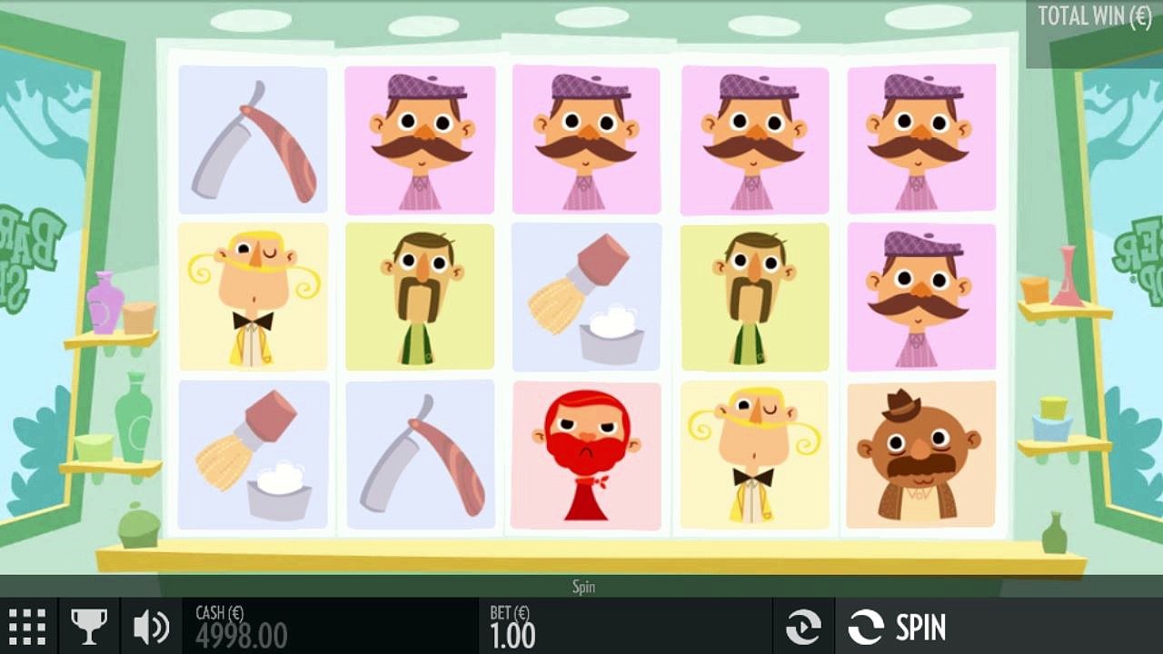 Barber Shop Casino Slot Gameplay by SlotsUp.com