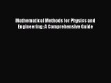 [PDF Download] Mathematical Methods for Physics and Engineering: A Comprehensive Guide [Download]