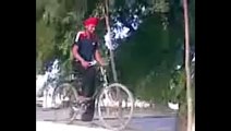 Bicycle Stunt Goes Horribly Wrong _ WhatsApp Funny Accident Video