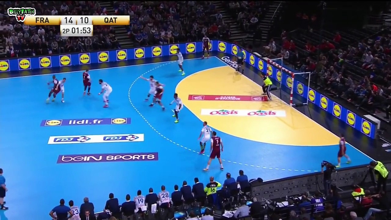 France vs Qatar Handball Golden League 2015 2016 2e manche 2eme Mi-temps