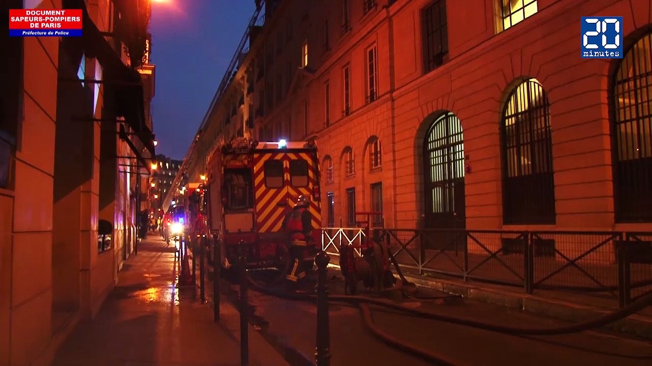 Incendie au Ritz : Les images des pompiers de Paris