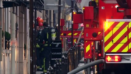 Firefighters tackle blaze at historic Ritz hotel in Paris