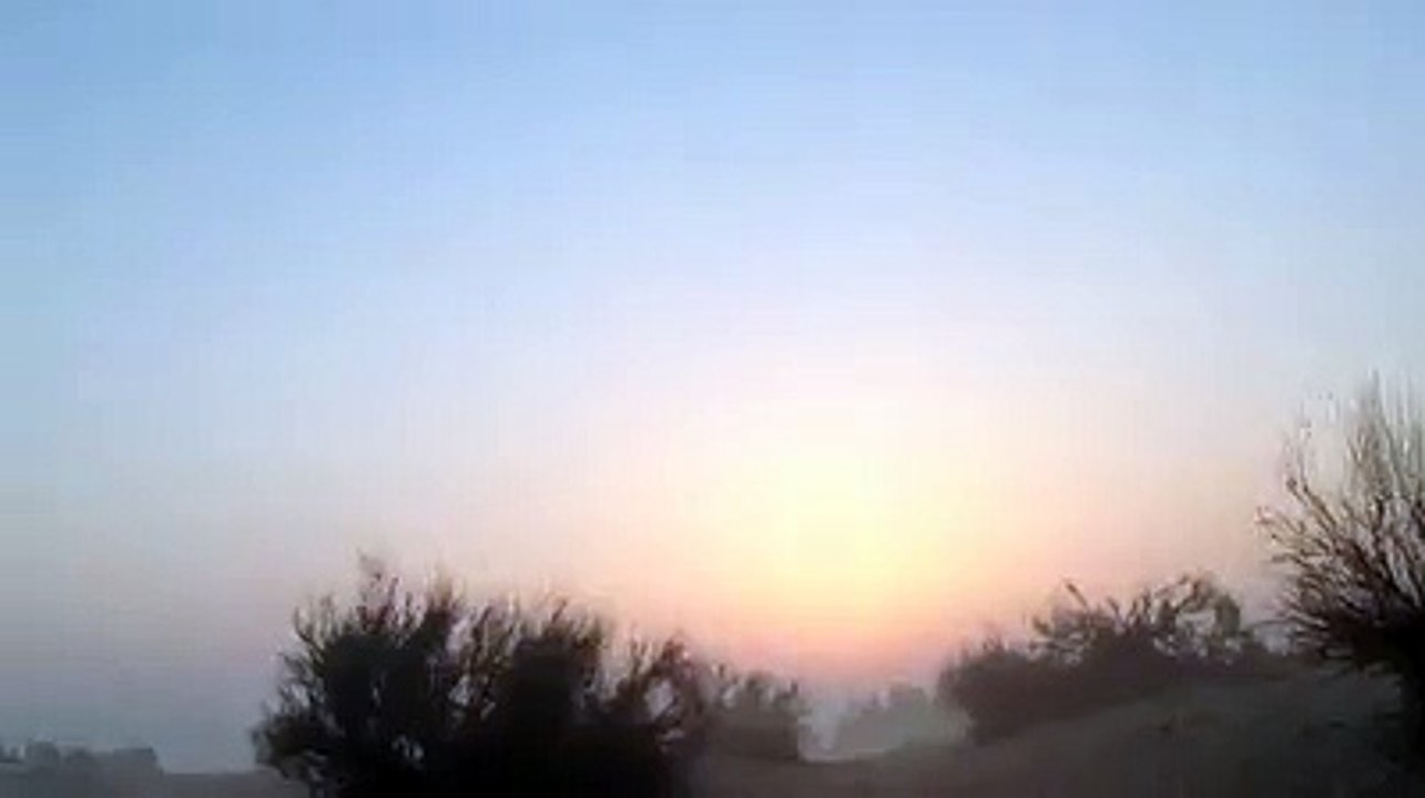 Heavy Fog in Aweer Desert