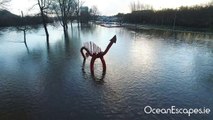 Flood in Southern Ireland - Drone Cam Footage