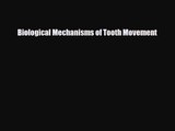 PDF Download Biological Mechanisms of Tooth Movement Read Full Ebook
