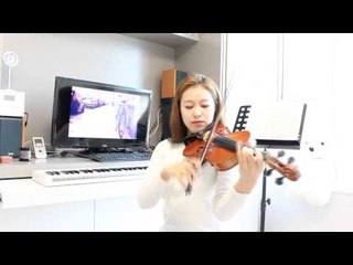 The way to School violin solo