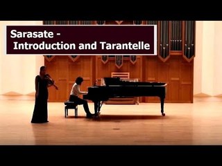 Sarasate-introduction et Tarantelle violin
