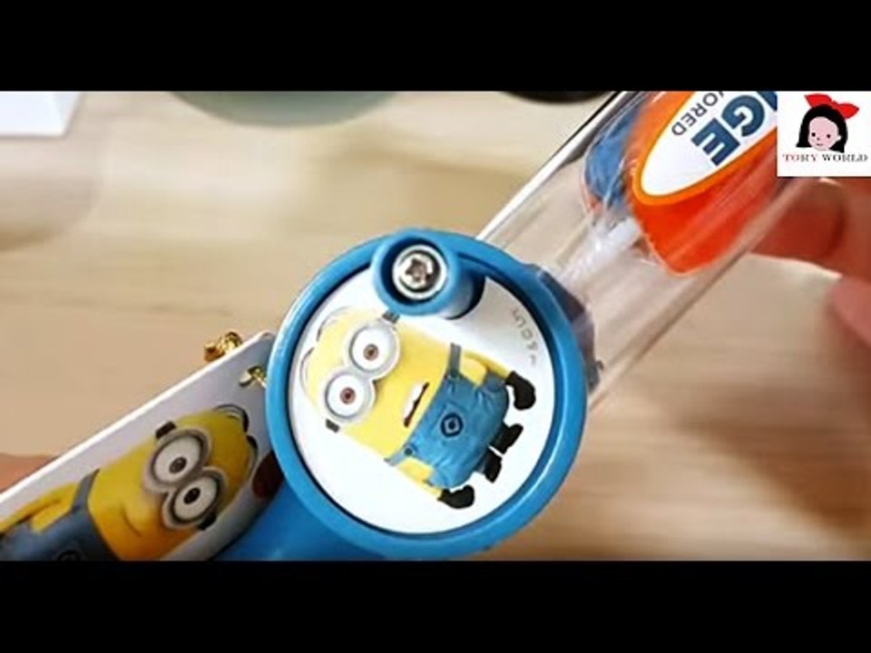 빙글빙글 미니언 사탕 Minion Candy 미니언장난감 minions Toy мин...