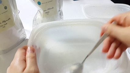 오호를 가장 간단히 만드는 법  먹을 수 있는 오호 만들기 basic step [ 먹을 수 있는 물병 Edible Water Bottle ]