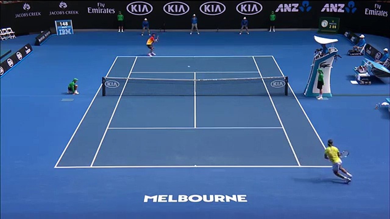Rafael Nadal - Shot of the Day- Australian Open 2016