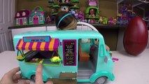AWESOME TOY FOOD TRUCK   Big Surprise Egg Lil Woodzeez Sweets & Treats Kids Toys Review Toy Opening