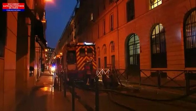 L'incendie du Ritz filmé par les sapeurs-pompiers de Paris