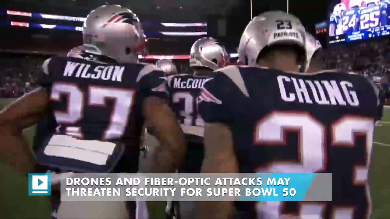 Drones and fiber-optic attacks may threaten security for Super Bowl 50