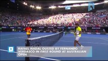 Rafael Nadal ousted by Fernando Verdasco in first round at Australian Open