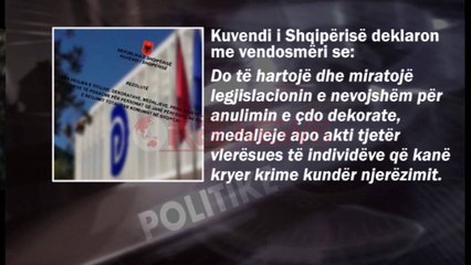 Rezoluta e PD: T’u hiqen medaljet dhe pensionet shtesë ish-zyrtarëve komunistë- Ora News