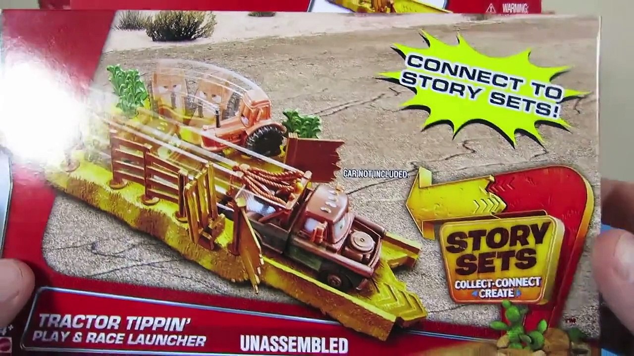 DISNEY PIXAR CARS STORY SETS TRACTOR TIPPIN MATER FRANK RADIATOR SPRINGS