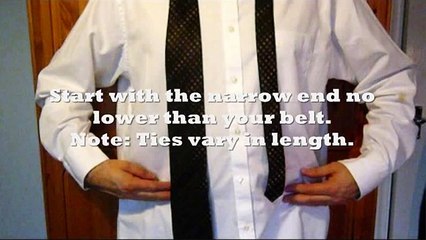 How To Tie A Tie - Simple Method