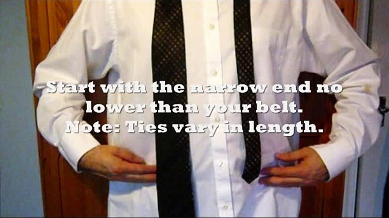 How To Tie A Tie - Simple Method