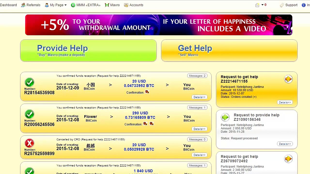 MMM pays 10530 USD