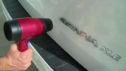 Comment réparer facilement une bosse sur sa carrosserie de voiture ! -  Vidéo Dailymotion