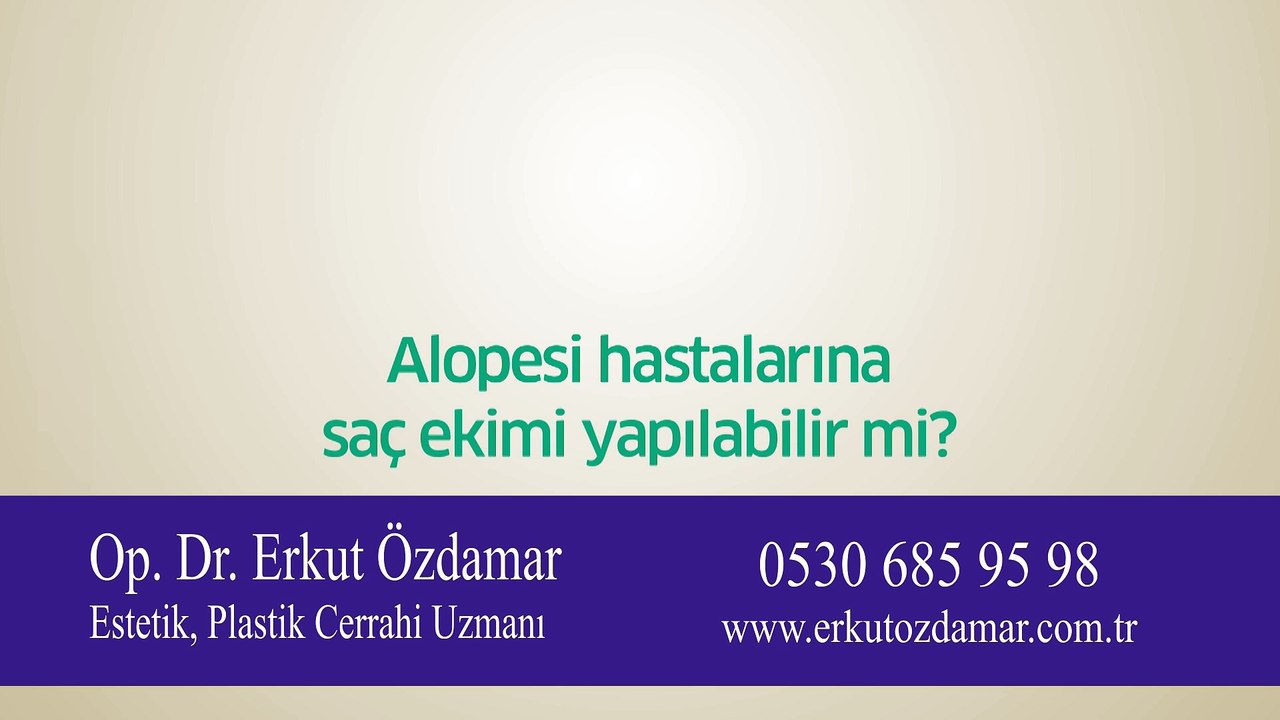 Alopesi hastalarına saç ekimi yapılabilir mi?