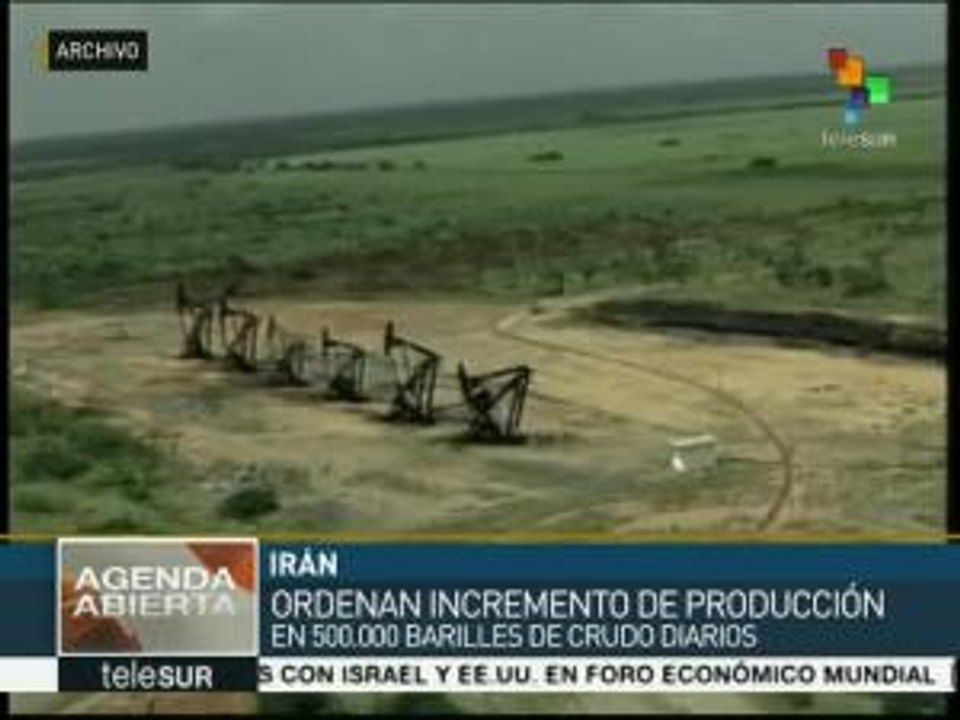 Irán aumenta su producción de petróleo en 500 mil barriles diarios