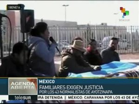 México: se movilizan los padres de los 43 normalistas de Ayotzinapa
