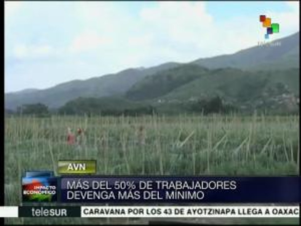 El 52% de venezolanos ganan más del salario mínimo