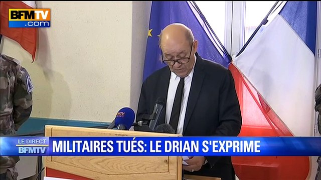 Avalanche à Valfréjus: Jean-Yves Le Drian rend hommage aux militaires tués