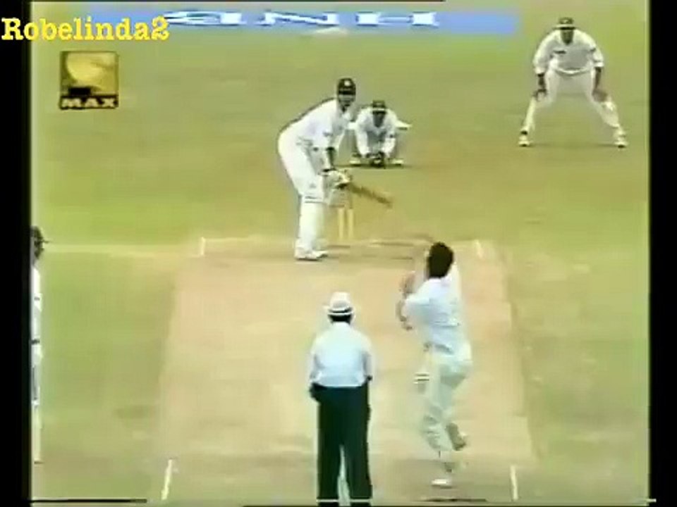 WASIM AKRAM is ANGRY - shit umpiring . Rare cricket video
