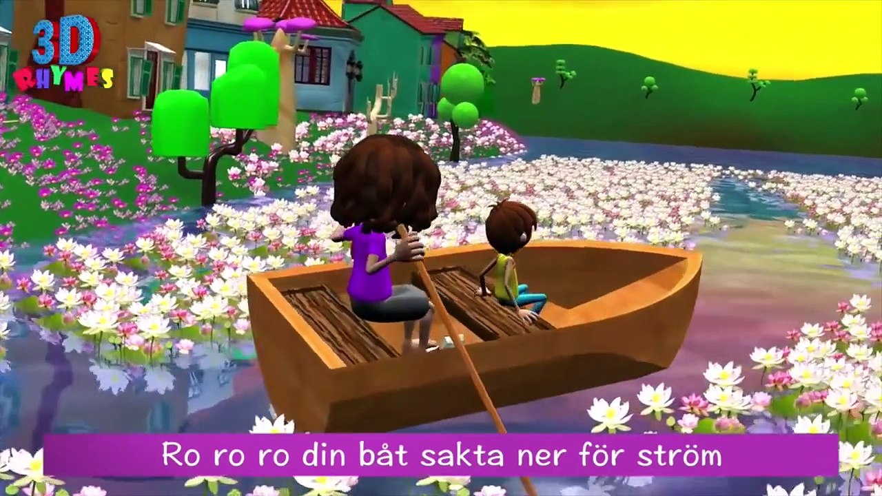 Hjulen på bussen med mera 3D Version | Barnvisor på svenska | 45 min loop